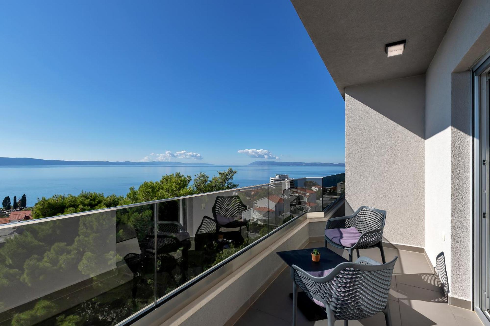 Appartamento Golden Horizon Retreat Podgora Esterno foto