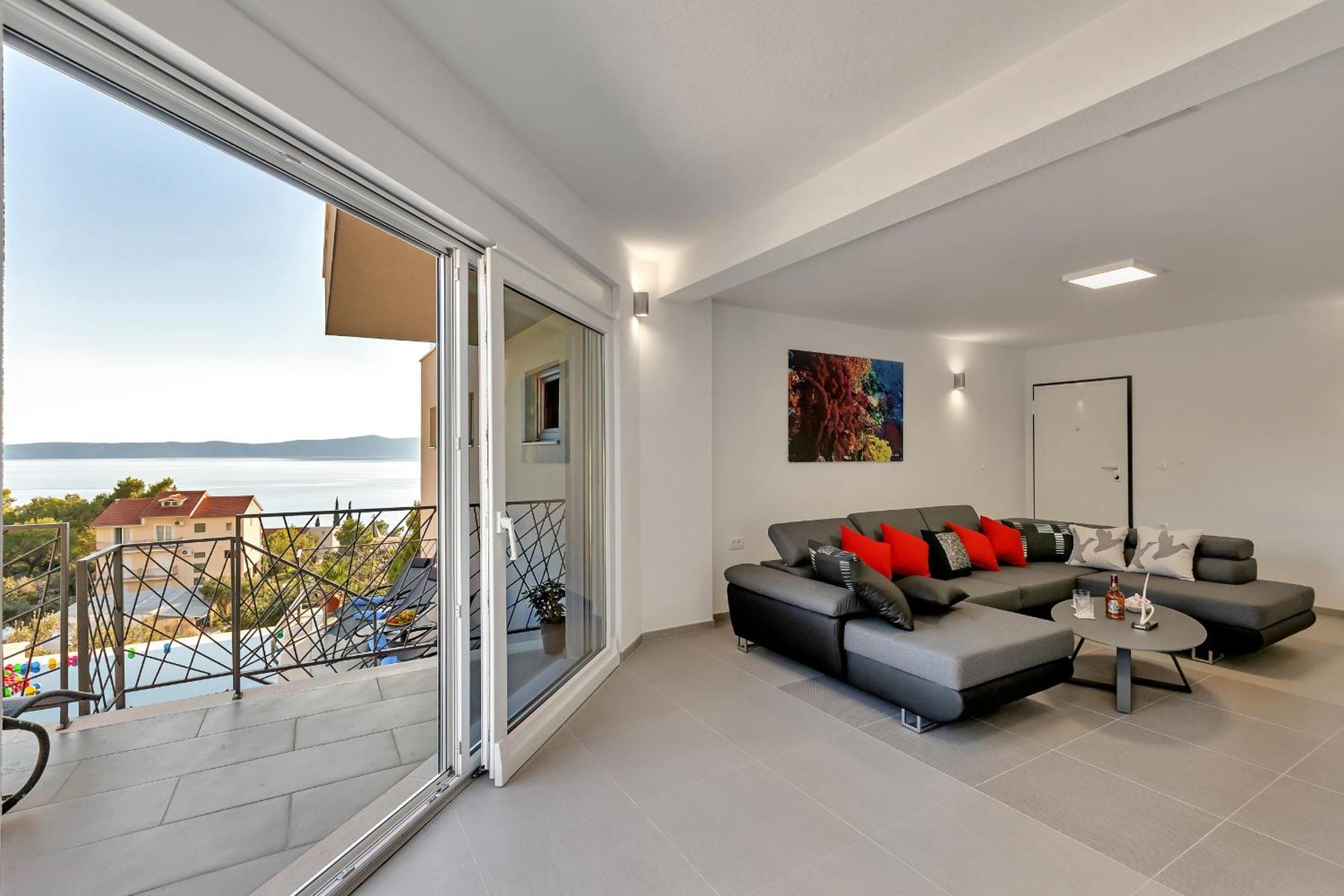 Appartamento Golden Horizon Retreat Podgora Esterno foto