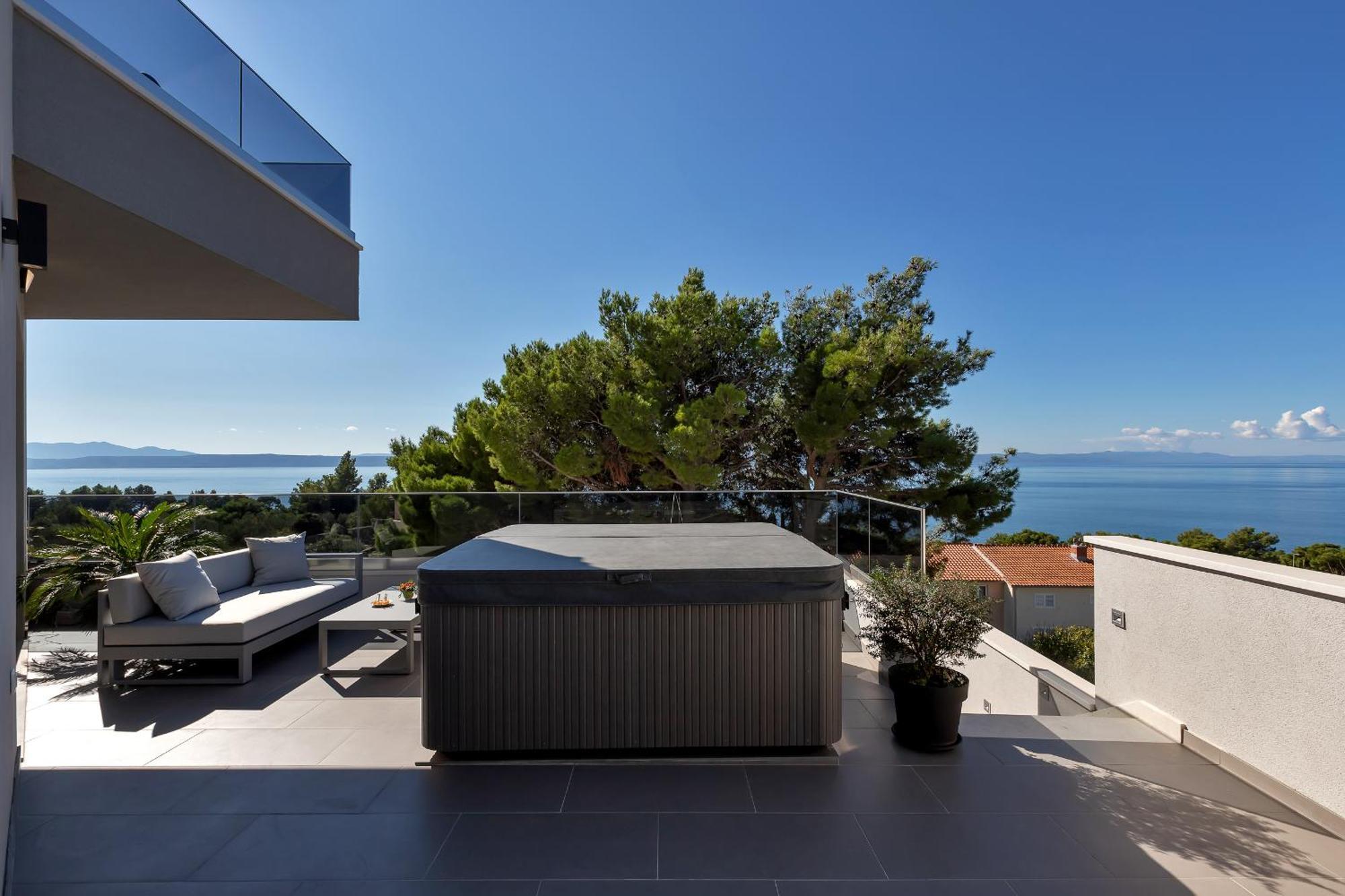 Appartamento Golden Horizon Retreat Podgora Esterno foto
