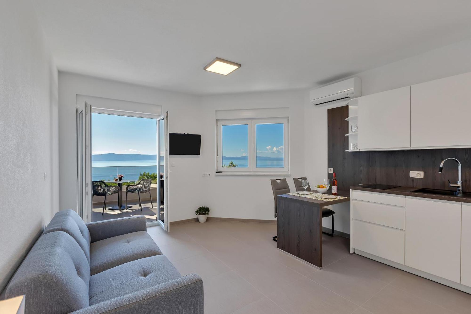 Appartamento Golden Horizon Retreat Podgora Esterno foto
