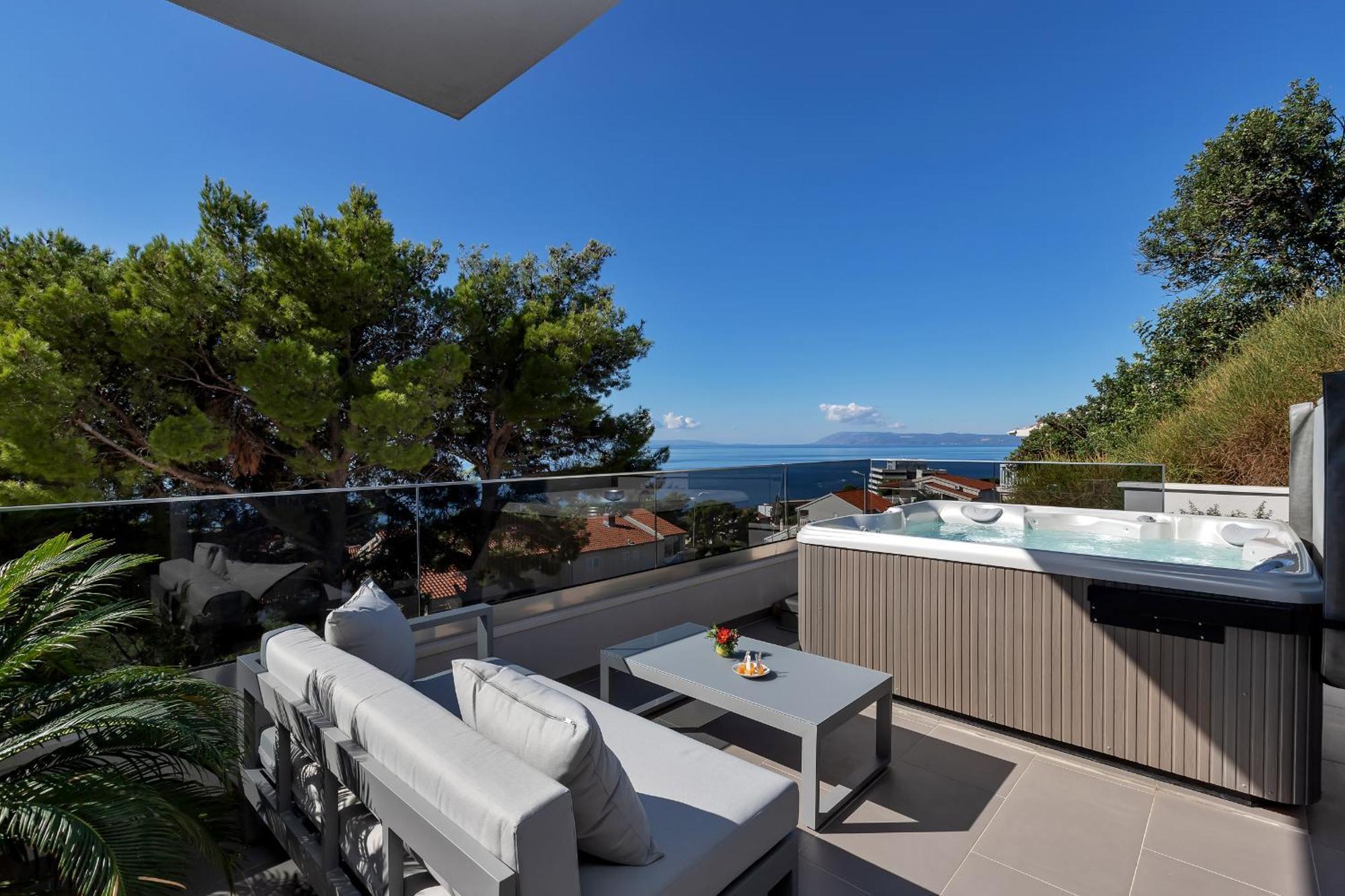 Appartamento Golden Horizon Retreat Podgora Esterno foto