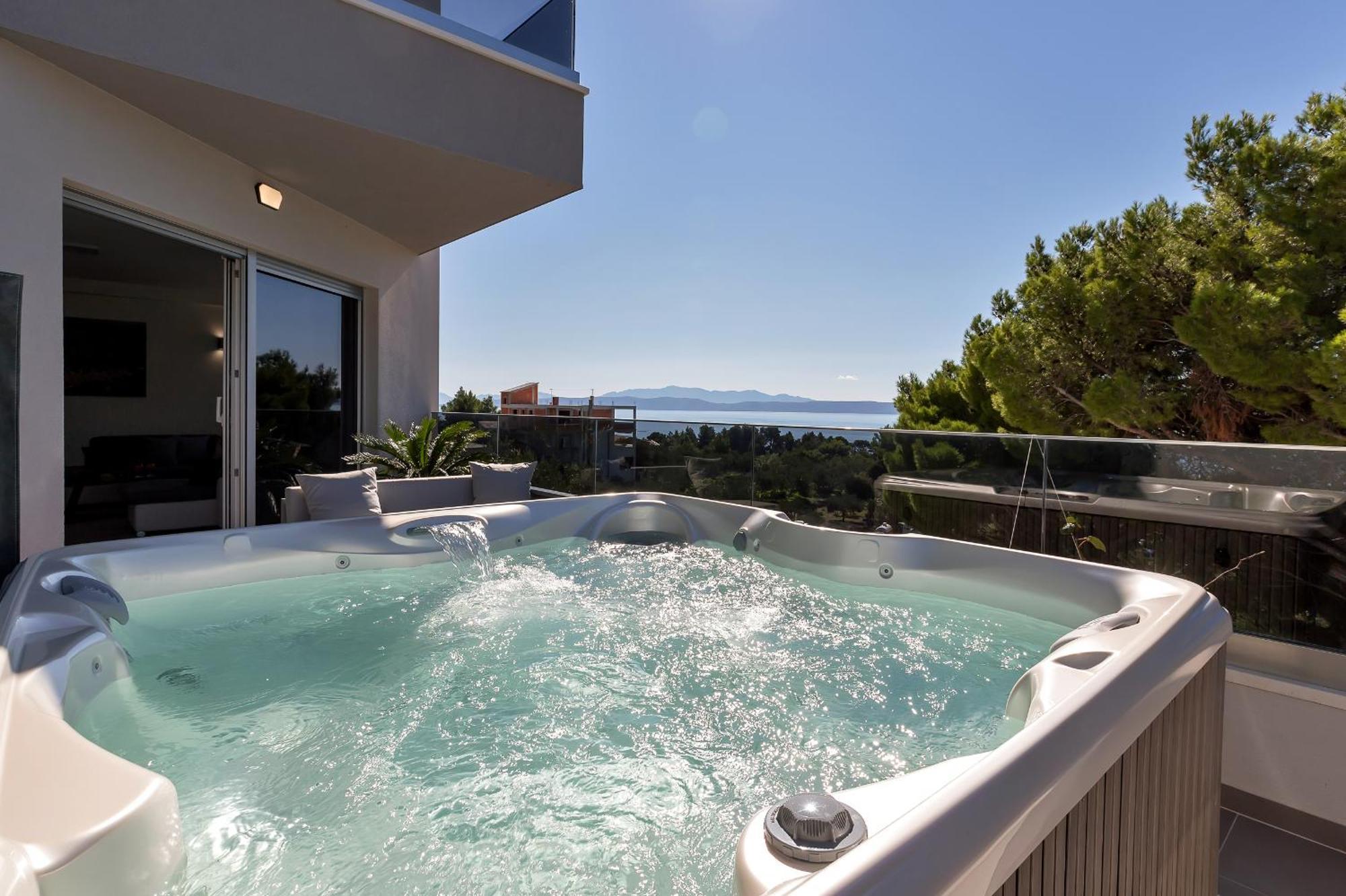 Appartamento Golden Horizon Retreat Podgora Esterno foto